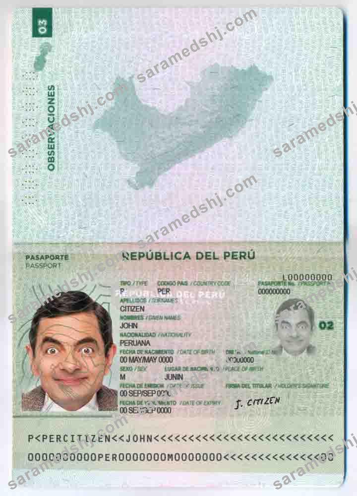 Peru passport